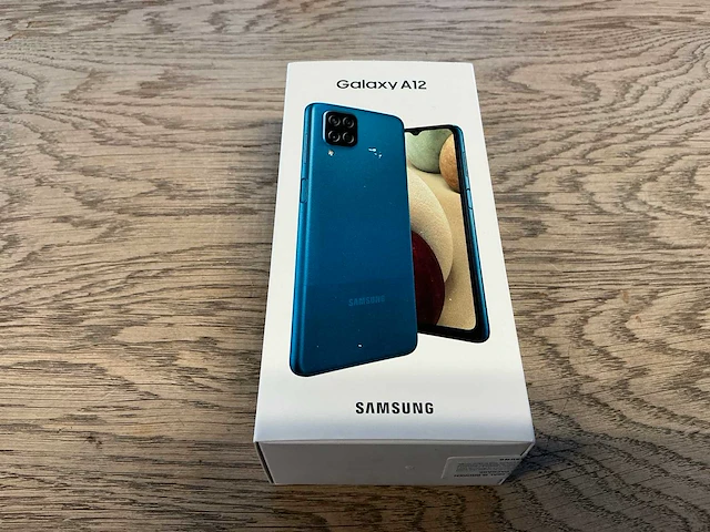 Samsung galaxy a12 64gb blauw - afbeelding 8 van  9
