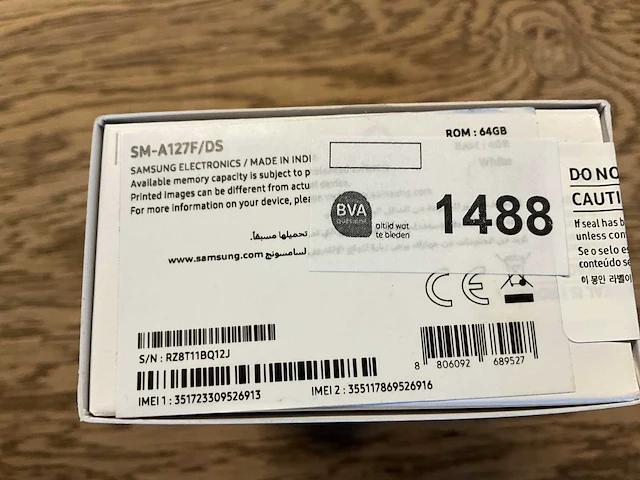Samsung galaxy a12 64gb wit - afbeelding 6 van  6