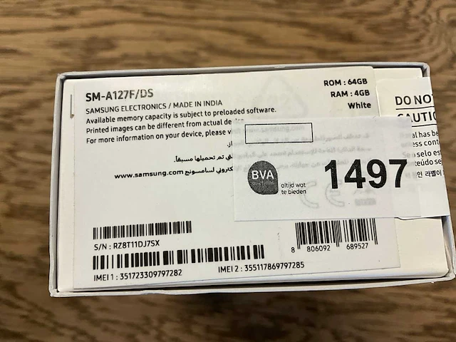 Samsung galaxy a12 64gb wit - afbeelding 6 van  6