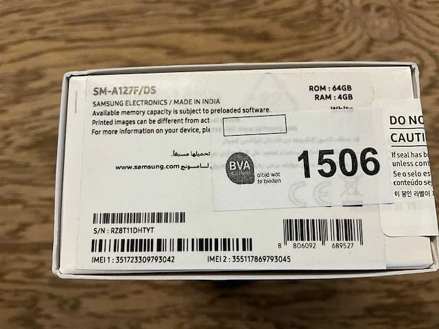 Samsung galaxy a12 64gb wit - afbeelding 6 van  6