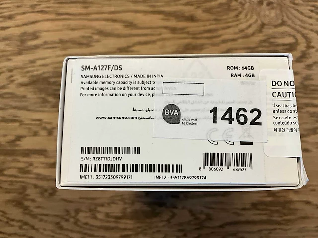 Samsung galaxy a12 64gb wit - afbeelding 6 van  6
