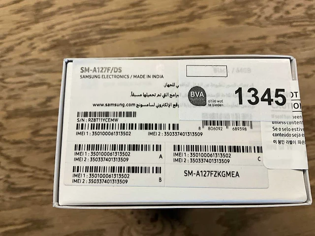 Samsung galaxy a12 64gb zwart - afbeelding 8 van  8