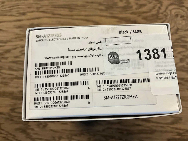 Samsung galaxy a12 64gb zwart - afbeelding 8 van  8