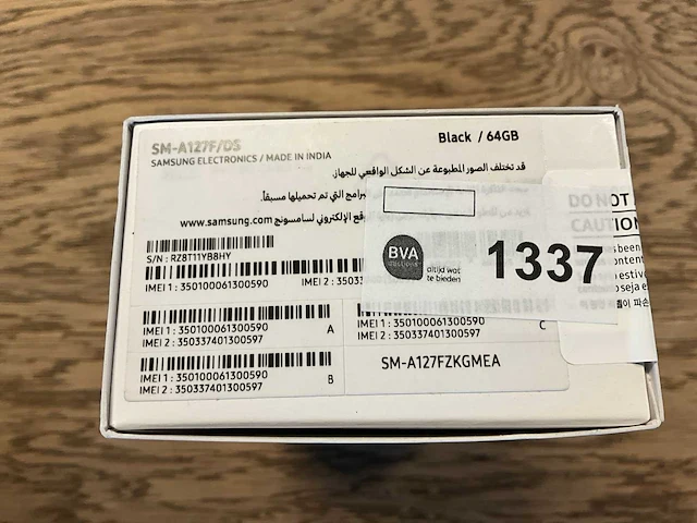Samsung galaxy a12 64gb zwart - afbeelding 8 van  8