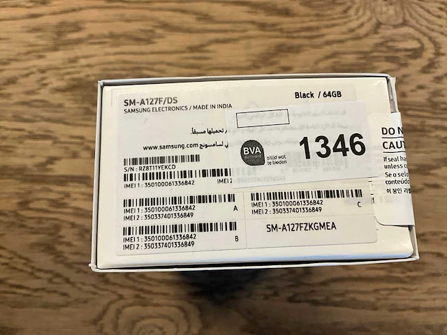 Samsung galaxy a12 64gb zwart - afbeelding 8 van  8