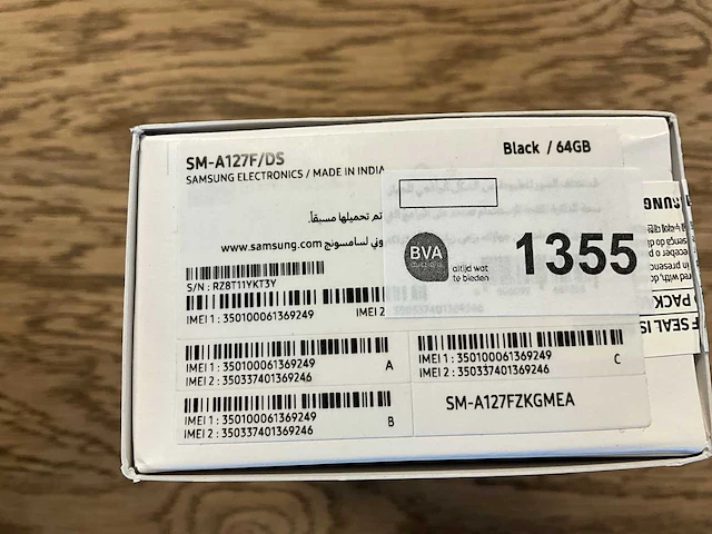 Samsung galaxy a12 64gb zwart - afbeelding 8 van  8