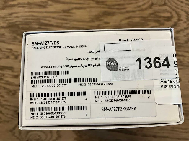 Samsung galaxy a12 64gb zwart - afbeelding 8 van  8