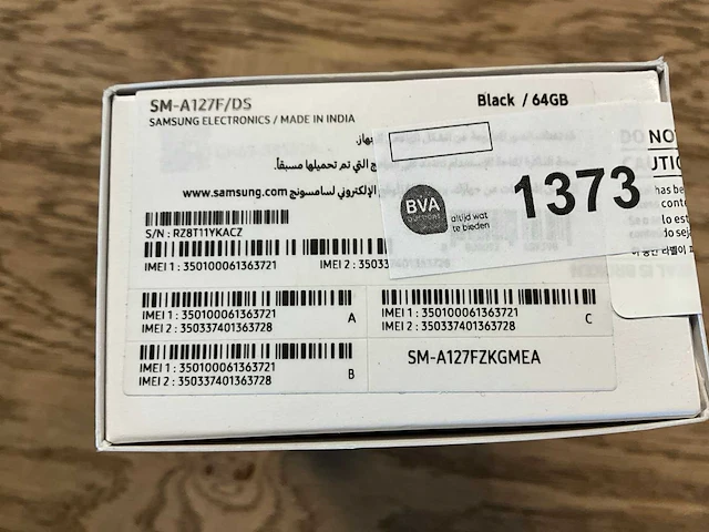 Samsung galaxy a12 64gb zwart - afbeelding 8 van  8