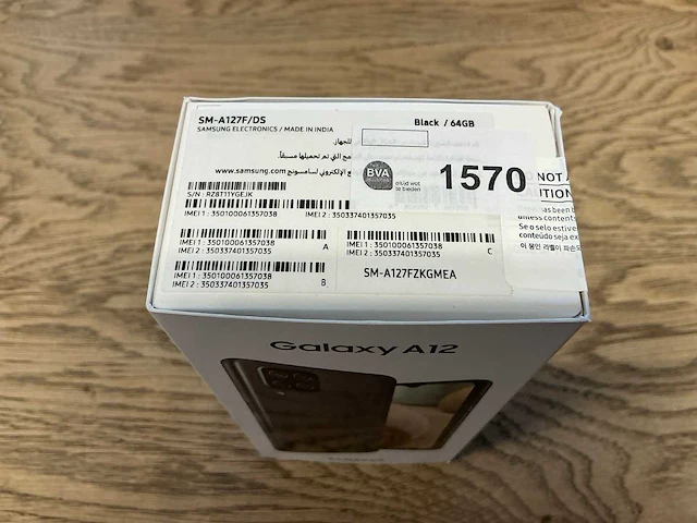 Samsung galaxy a12 64gb zwart - afbeelding 8 van  8