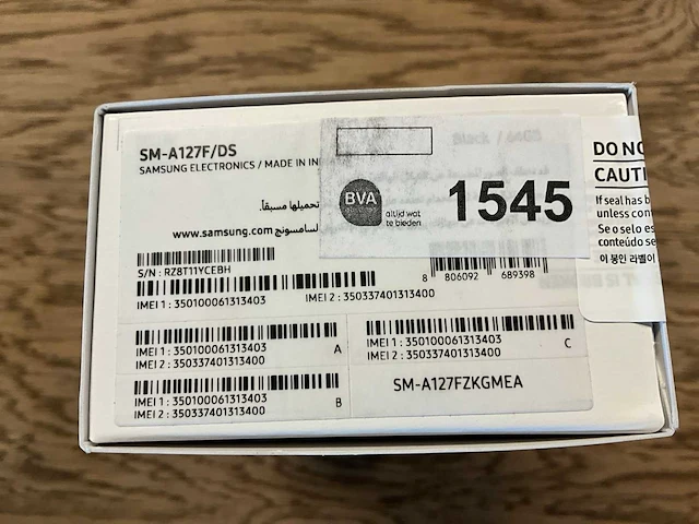 Samsung galaxy a12 64gb zwart - afbeelding 8 van  8