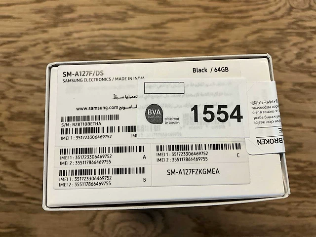 Samsung galaxy a12 64gb zwart - afbeelding 8 van  8