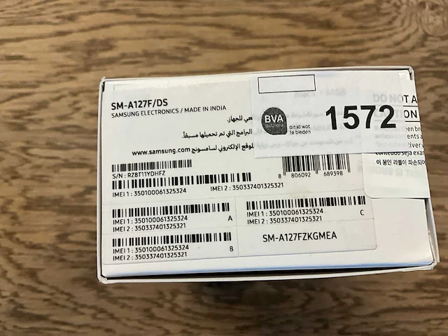 Samsung galaxy a12 64gb zwart - afbeelding 8 van  8