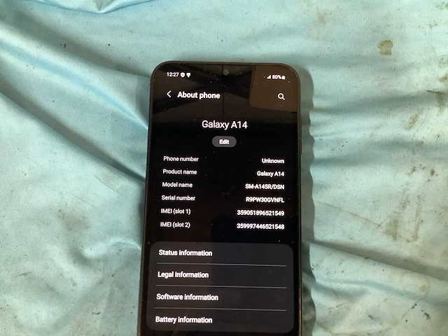 Samsung galaxy a14 sm-a145r/dsn mobiele telefoon - afbeelding 4 van  5