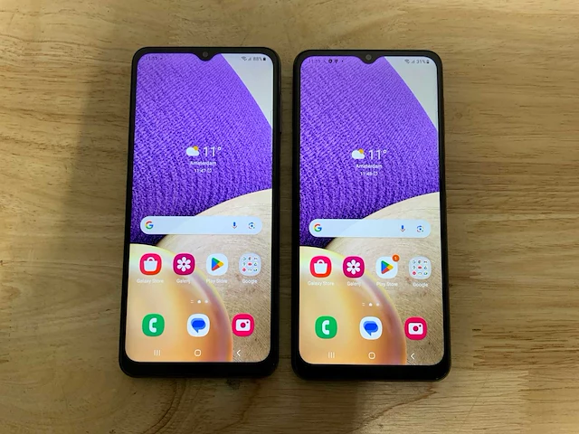 Samsung galaxy a32 5g mobiele telefoon (2x) - afbeelding 1 van  4