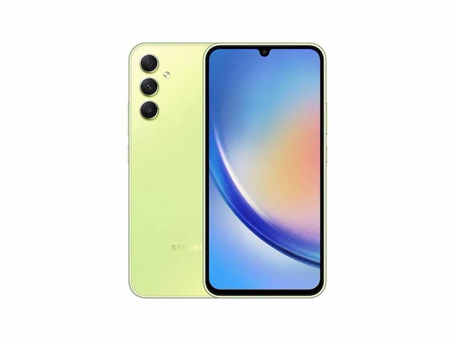 Samsung galaxy a34 5g - 128gb - awesome lime - afbeelding 1 van  2