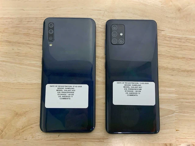 Samsung galaxy a50/a51 mobiele telefoon (2x) - afbeelding 3 van  10