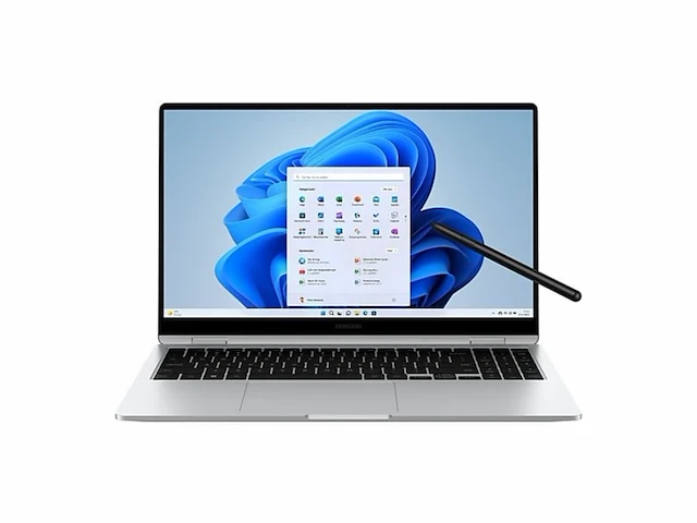 Samsung galaxy book 4 360 np750qgka-exp intel core 7 150u hybrid (15.6) touchscreen full hd 16 gb lpddr5x-sdram 512 gb ssd zilver qwerty - afbeelding 1 van  4