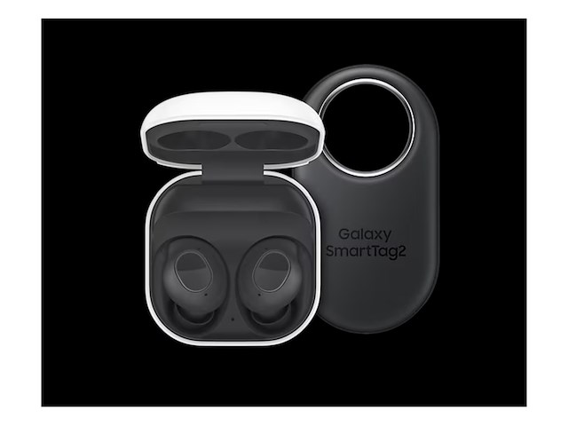 Samsung galaxy buds fe + smarttag 2 graphite - afbeelding 1 van  2