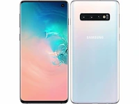 Samsung galaxy s10 sm-g973f smartphone 8+128gb 6.1 prism wit - afbeelding 1 van  3