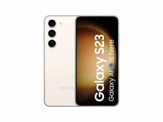 Samsung galaxy s23 5g - 256gb - cream - afbeelding 1 van  2