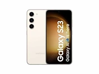 Samsung galaxy s23 5g - 256gb - cream - afbeelding 1 van  2