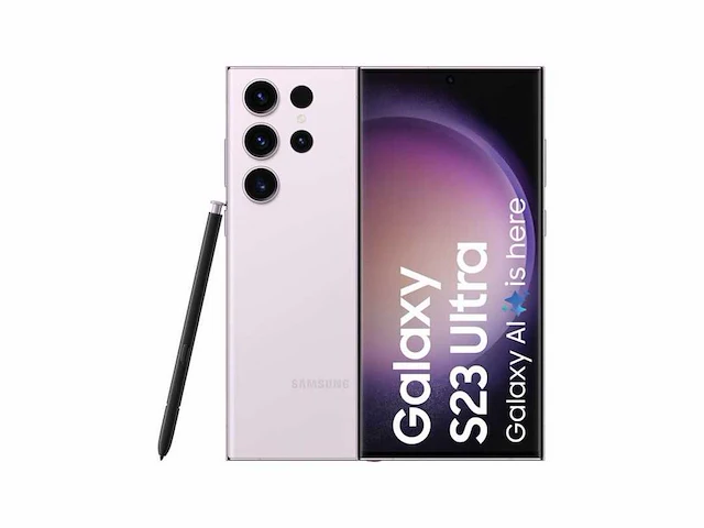 Samsung galaxy s23 ultra 5g - 512gb - lavender - afbeelding 1 van  2