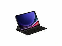 Samsung galaxy tab s9 fe+ / s9+ book cover toetsenbord slank, tablet protector case - afbeelding 1 van  3