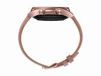 Samsung galaxy watch 3 41 mm staal, armband leer mystic brons - afbeelding 2 van  3