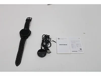 Samsung galaxy watch 3 45 mm staal lederen band mystic zwart - afbeelding 5 van  5