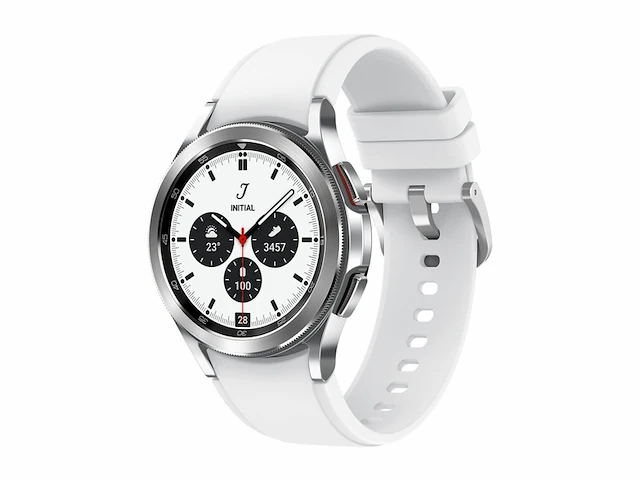 Samsung galaxy watch 4 classic (42mm) smartwatch silver - afbeelding 1 van  5