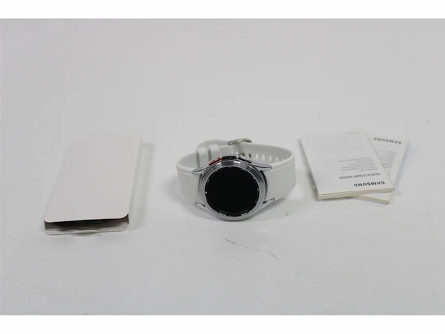 Samsung galaxy watch 4 classic (42mm) smartwatch zilver - afbeelding 4 van  4