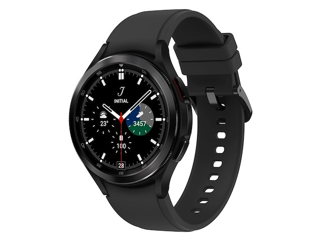 Samsung galaxy watch 4 classic 46 mm bluetooth zwart - afbeelding 1 van  3