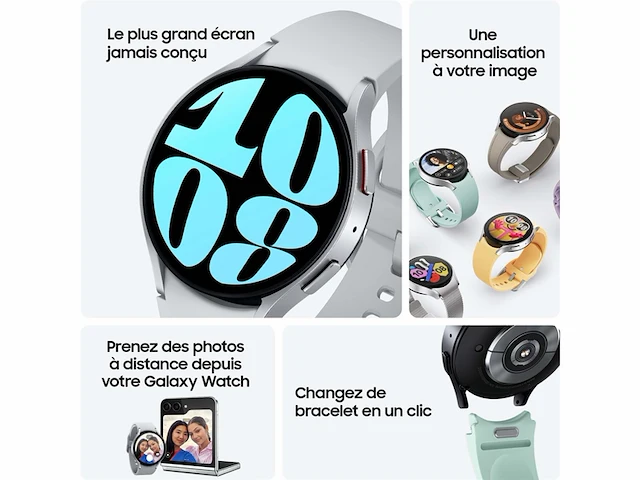 Samsung galaxy watch 6 40 mm grafiet - afbeelding 4 van  4