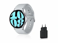 Samsung galaxy watch 6 44mm bluetooth +4g zilver - afbeelding 1 van  1