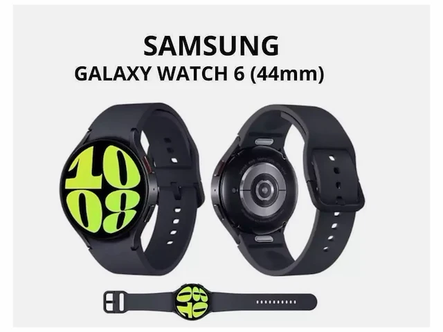 Samsung galaxy watch 6 44mm, zwart uk-versie - afbeelding 2 van  4