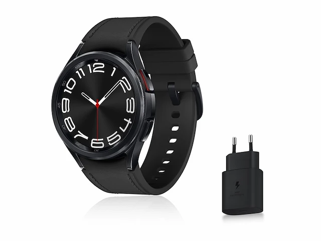 Samsung galaxy watch 6 classic 4g/lte 43mm zwart ukversie - afbeelding 1 van  5
