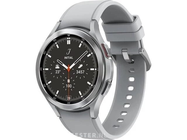 Samsung galaxy watch4 classic - zilver - afbeelding 1 van  3