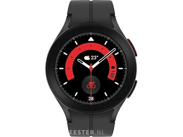 Samsung galaxy watch5 pro - smartwatch heren en dames - 45 mm - black samsung - afbeelding 4 van  5