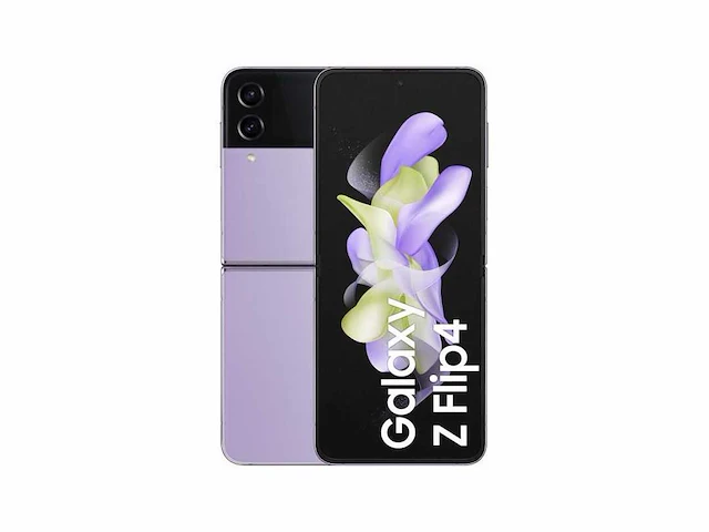 Samsung galaxy z flip 4 - 256gb - 5g - bora purple - afbeelding 1 van  2