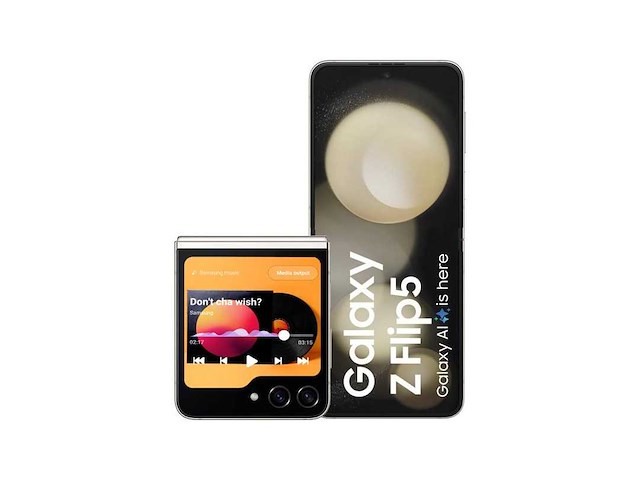 Samsung galaxy z flip5 - 256gb - cream - afbeelding 1 van  1
