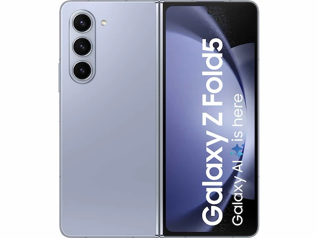 Samsung galaxy z fold5 - 256gb - icy blue - afbeelding 1 van  2