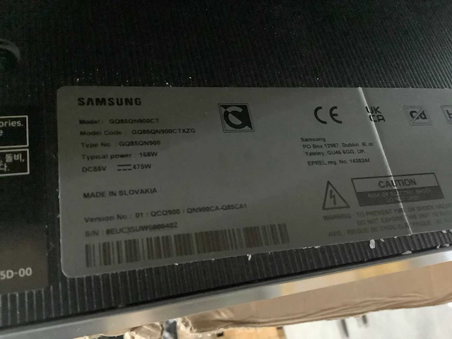 Samsung gq85qn900ct televisie - afbeelding 4 van  4