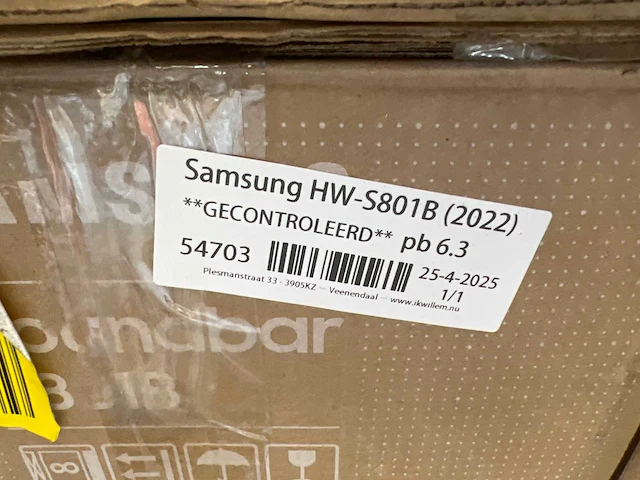 Samsung hw-s801b - soundbar - inclusief subwoofer - afbeelding 9 van  9