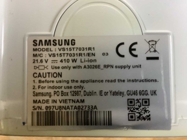 Samsung jet 70 series steelstofzuiger - afbeelding 8 van  8