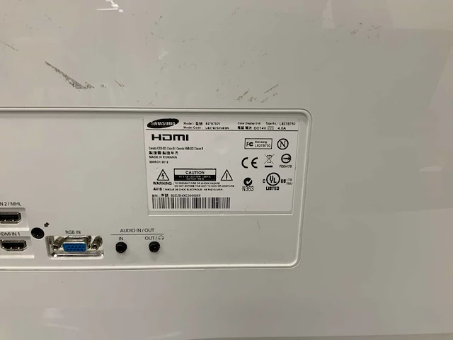 Samsung ls27b750vs monitor - afbeelding 5 van  5