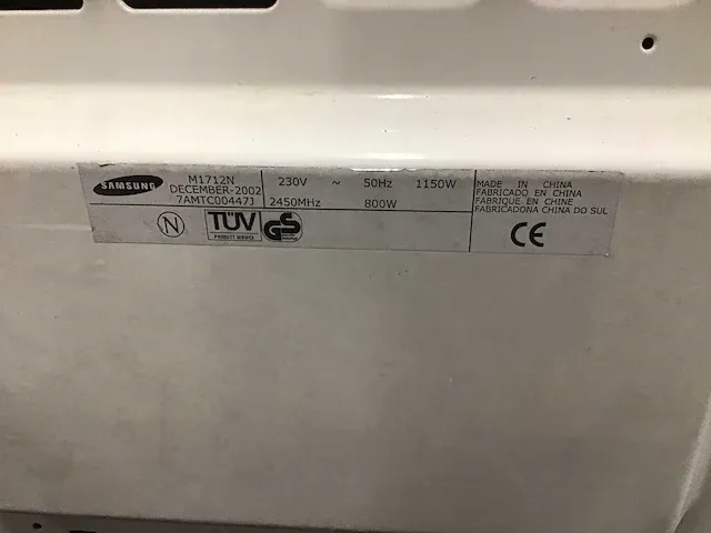 Samsung m1712n magnetron - afbeelding 3 van  3