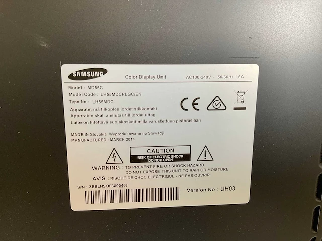 Samsung (md55c) 55”, 1920x1080 (fhd) lcd monitor - afbeelding 6 van  6