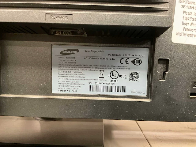 Samsung monitor (4x) - afbeelding 5 van  6