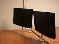 Samsung monitoren incl. 2x monitorarm| model 2233bw | 2 stuks - afbeelding 1 van  6