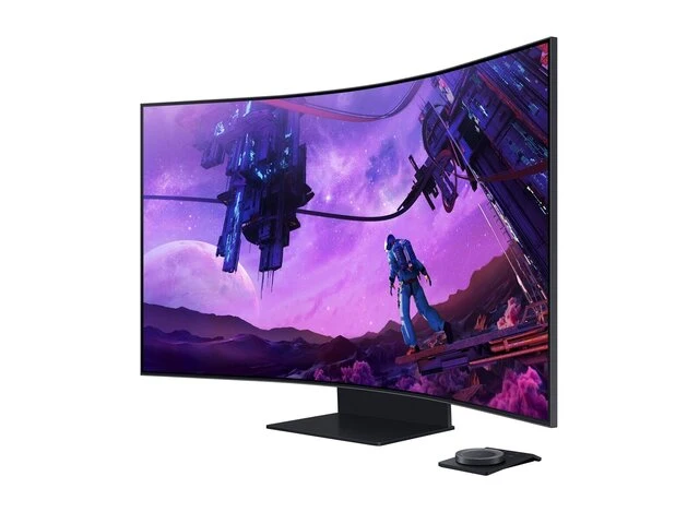 Samsung odyssey ark - curved smart gaming monitor - 165hz - 55 inch - afbeelding 1 van  4